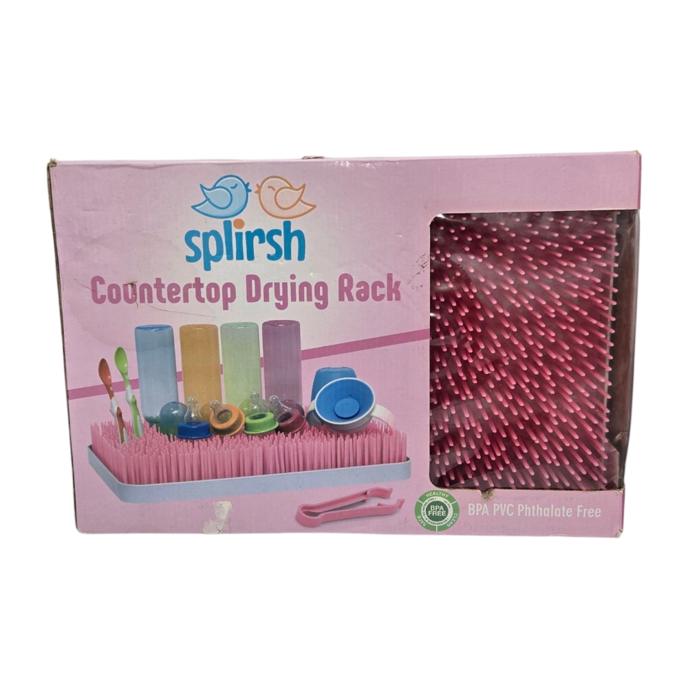 Splirsh Countertop Drying Rack Baby Bottle Nipple Pacifier‎ Organizer